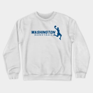 Retro Washington Basketball Club Crewneck Sweatshirt